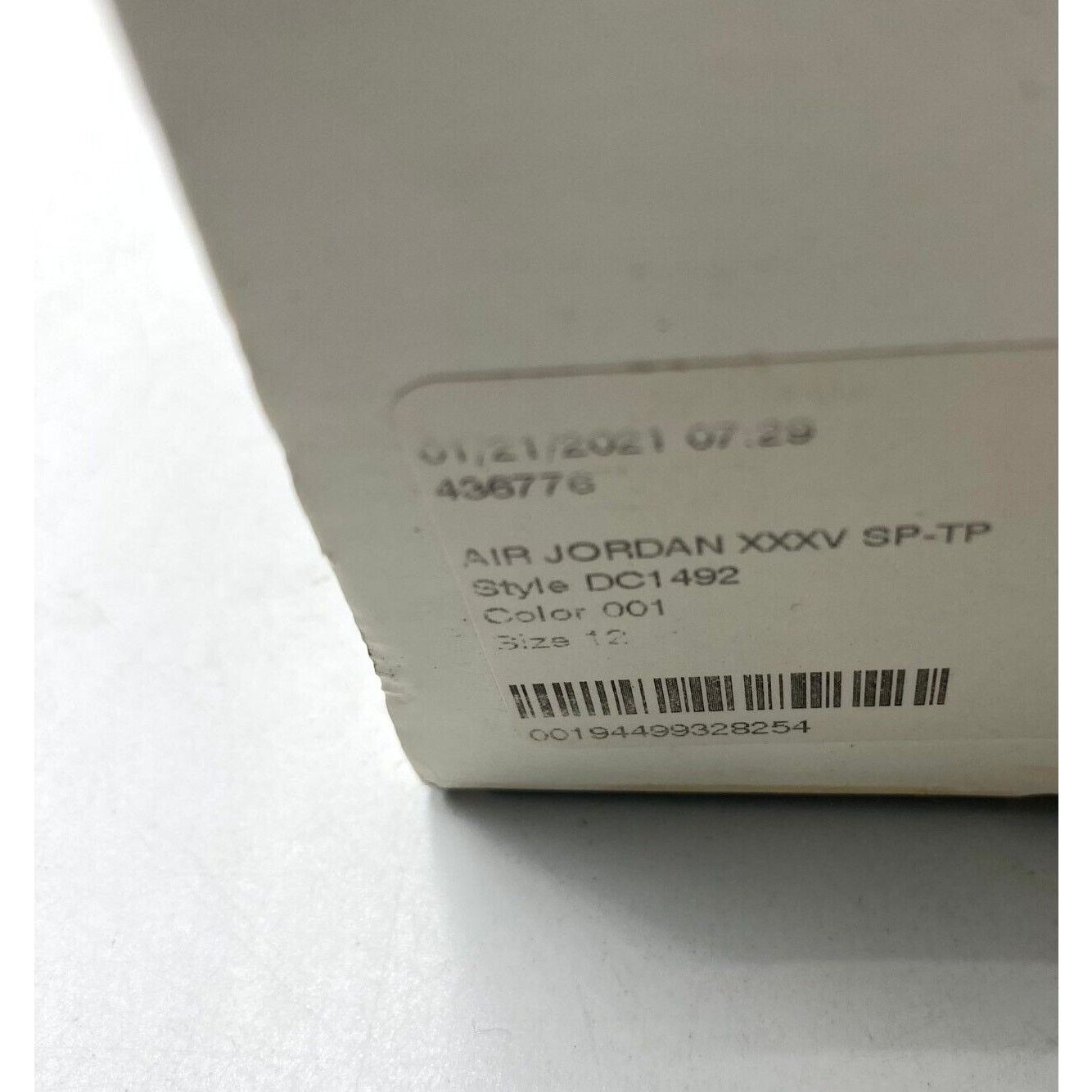 Nike NEW Nike Air Jordan XXXV 35 Center Of Gravity DC1492-001 Size US 12 / EU 45 - 9 Thumbnail