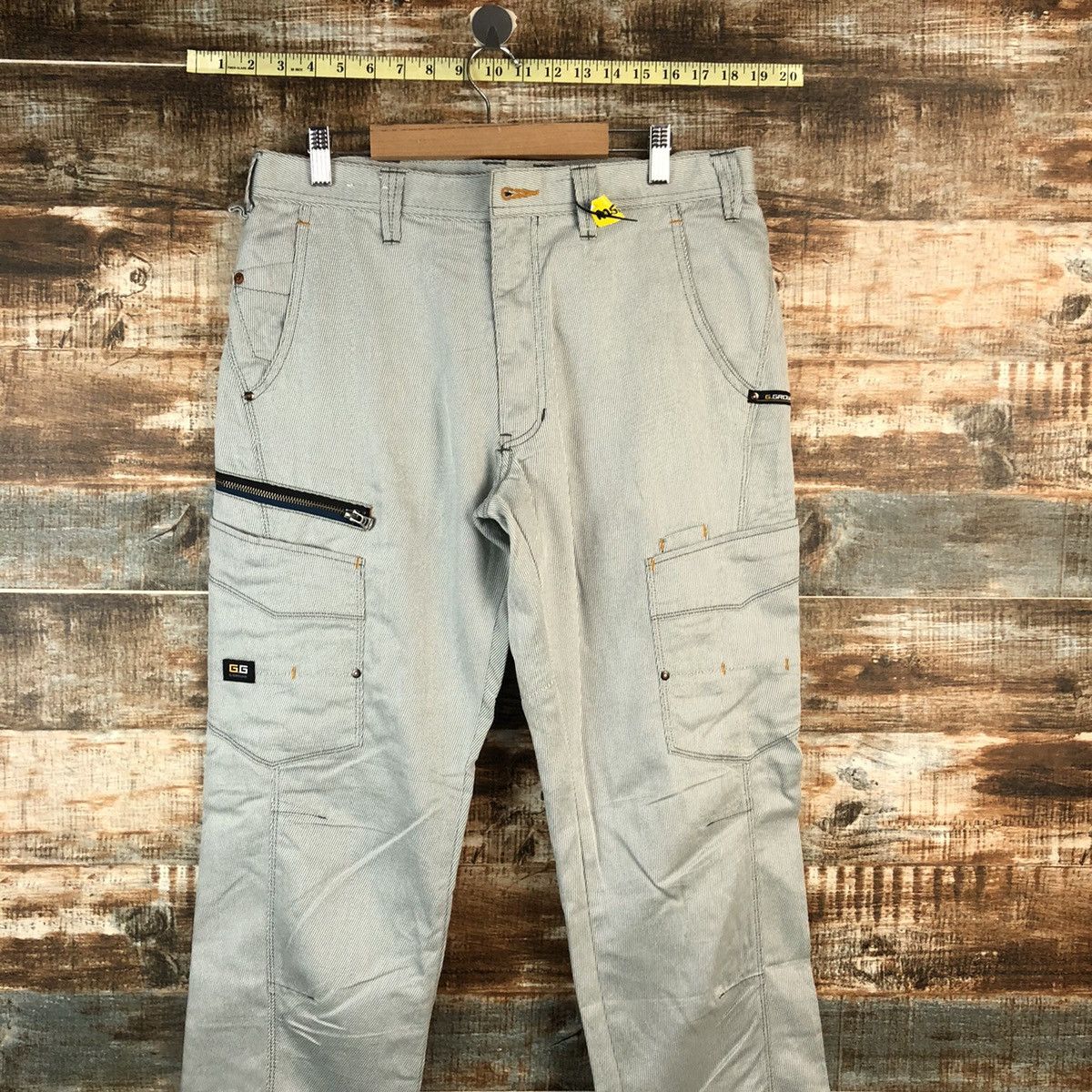 Japanese Brand G.Giround Cargo utility tactical Multipocket Pants #A2524 Size US 34 / EU 50 - 2 Thumbnail