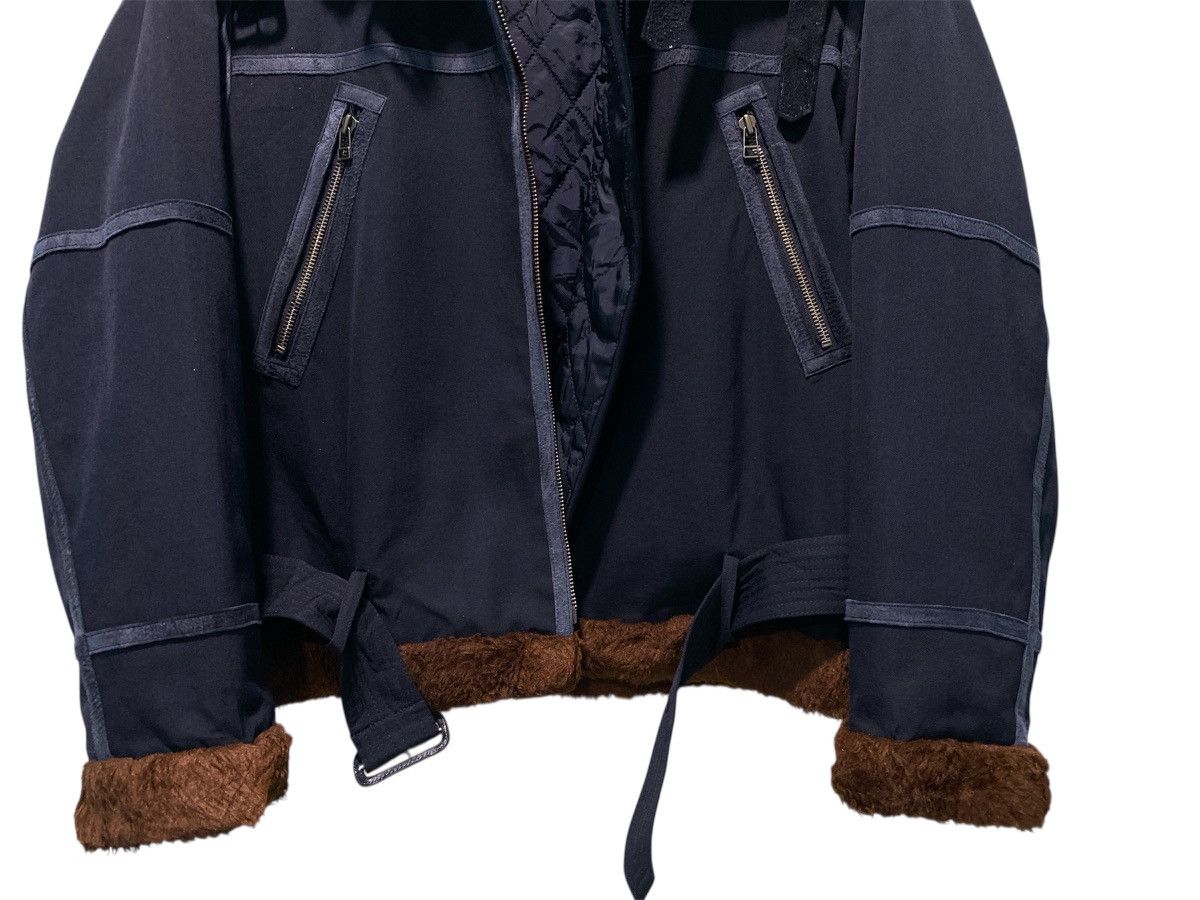 Jean Paul Gaultier Rare Jean Paul Gaultier Femme Faux Fur Aviator Flight Jacket Size L / US 10 / IT 46 - 9 Thumbnail