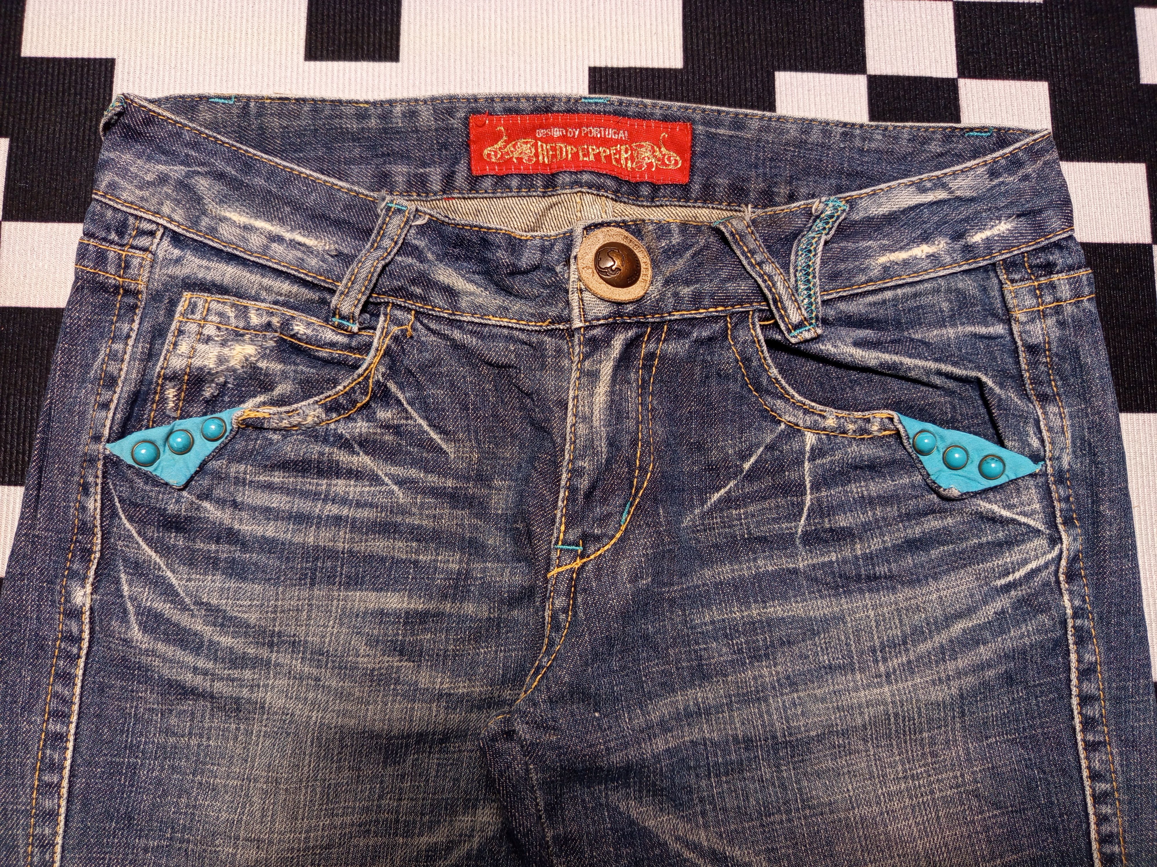 Kapital Flare Bootcut Jeans Red Pepper Size US 30 / EU 46 - 3 Thumbnail