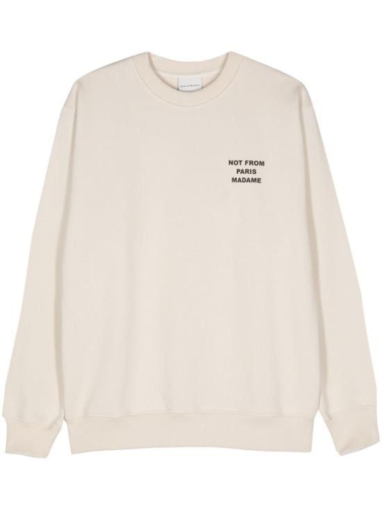 Tシャツ・カットソー DROLE DE MONSIEUR Men Hoodies GSW148 CO127LIGHTGREEN Green Drole De Monsieur Men's Green Le Slogan Hoodie, Size Small D