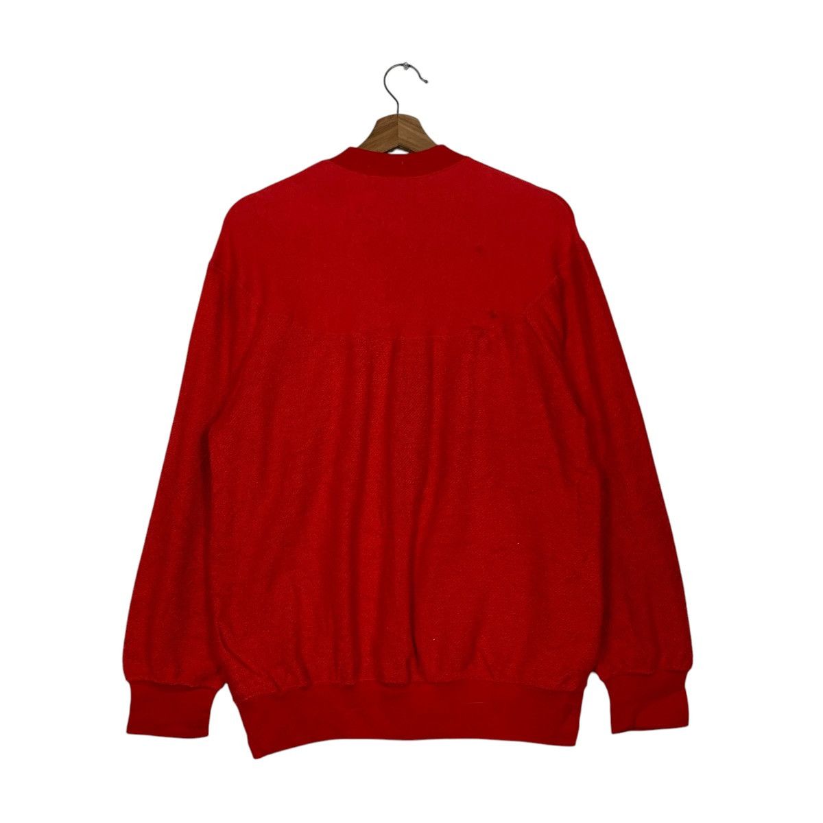 Puma Vintage 90’s PUMA Half Button Red Sweatshirt #2387-C107 Size US M / EU 48-50 / 2 - 7 Thumbnail