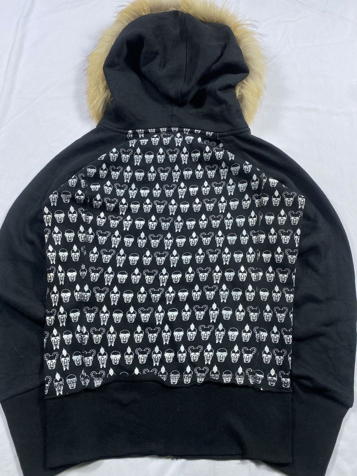 Hysteric Glamour DISTRESSED FUR ZIPPER HOODIE SKULL LGB STYLE Size US M / EU 48-50 / 2 - 4 Thumbnail