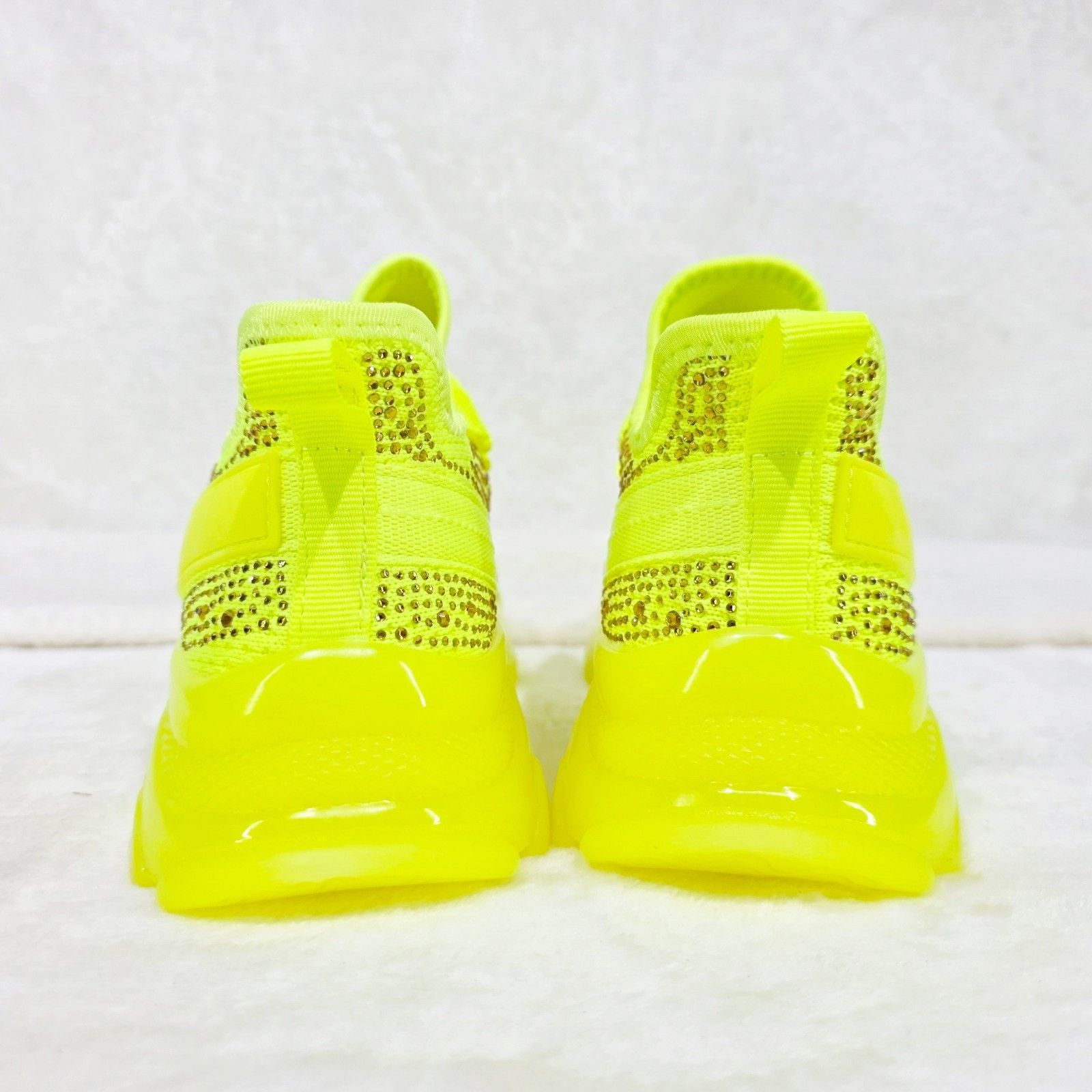 Other Frey Bright Neon Yellow Jelly Sole Slip On Pull Tie Comfy R Size US 6 / IT 36 - 3 Thumbnail