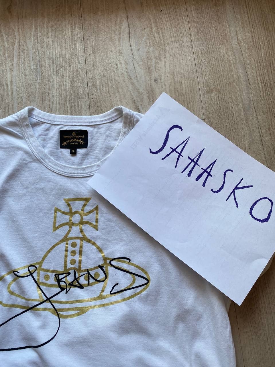 Vivienne Westwood Vivienne Westwood T-shirt Big Logo Size US XL / EU 56 / 4 - 8 Thumbnail