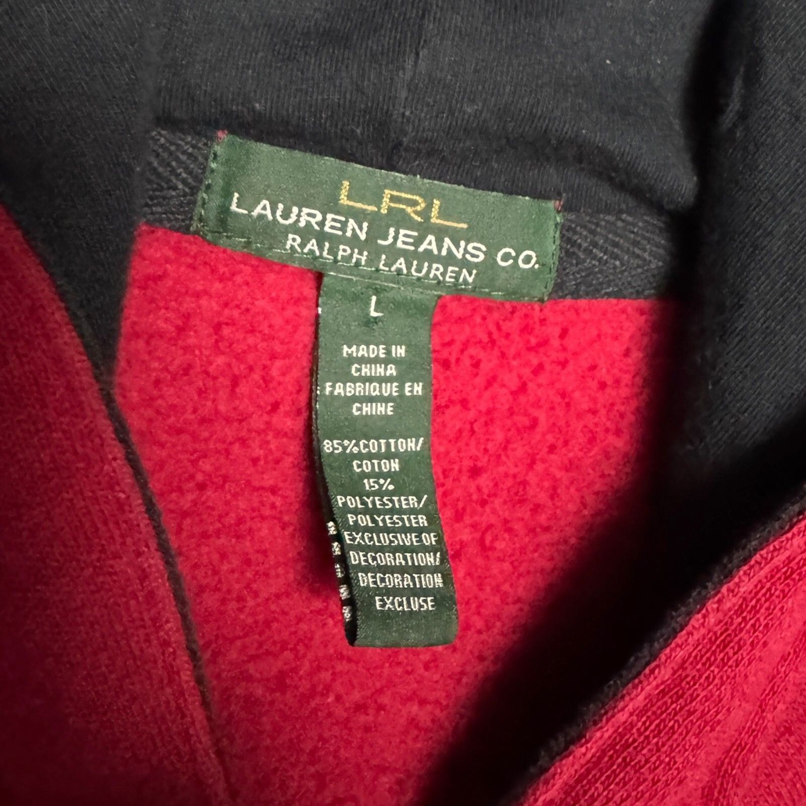 Lauren Ralph Lauren LAUREN RALPH LAUREN Designer Casual Full Zip Hoodie Large Size US L / EU 52-54 / 3 - 7 Thumbnail