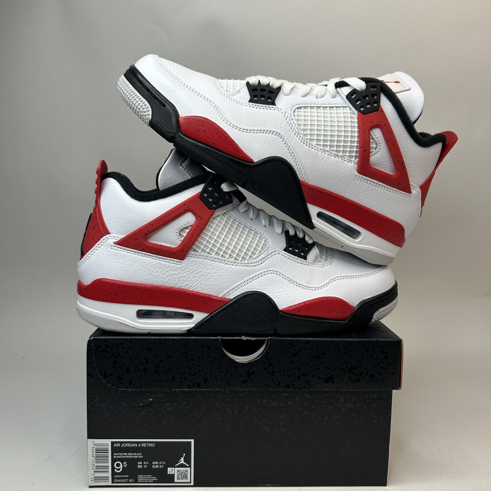 Jordan Brand Nike Air Jordan 4 Retro “Red Cement” 2023 Size US 9.5 / EU 42-43 - 1 Thumbnail