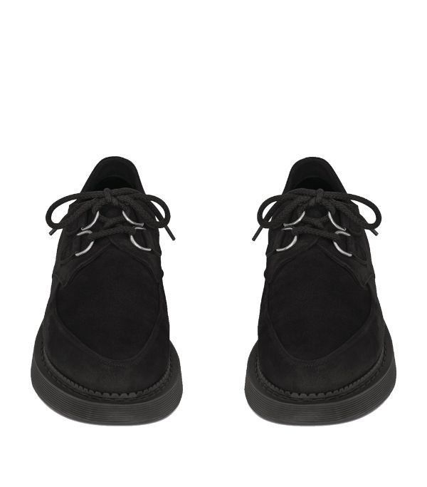 Saint Laurent Paris o1bcso1str1124 Teddy Derbies in Suede in Black Size US 7.5 / EU 40-41 - 3 Thumbnail