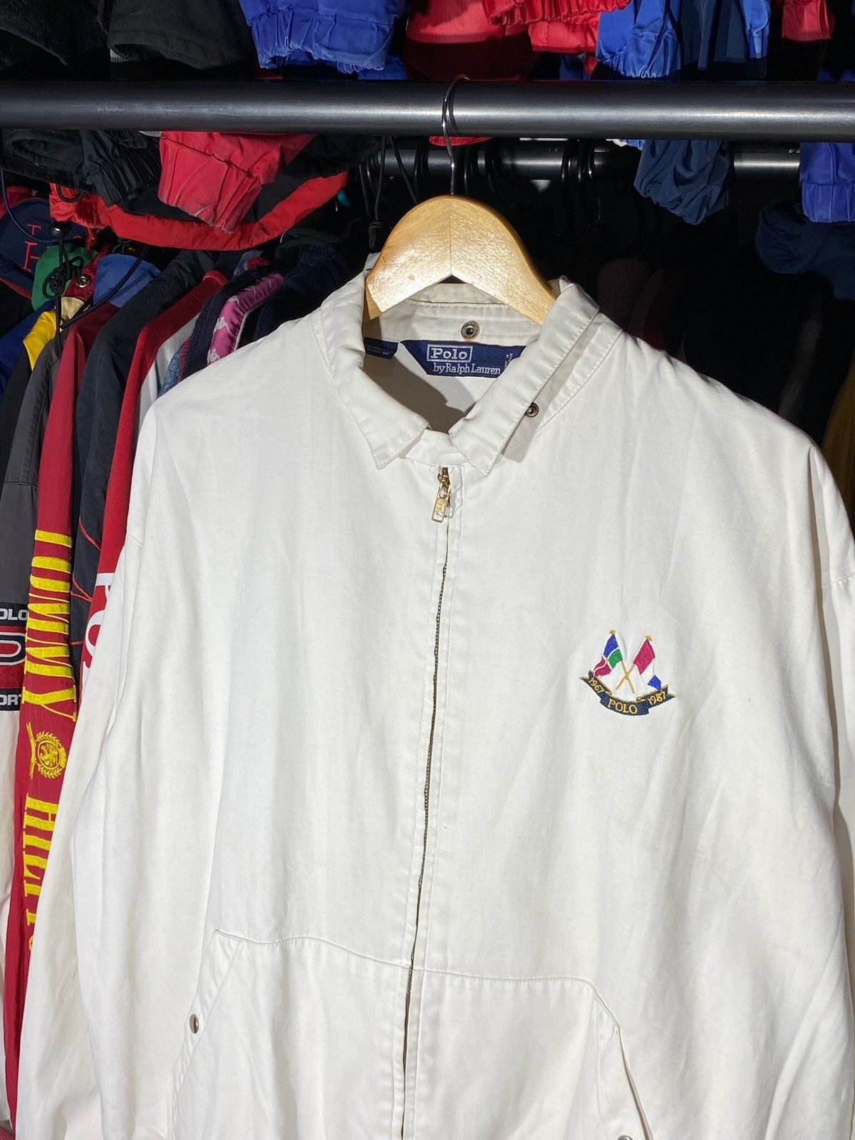 Polo Ralph Lauren × Vintage Jacket Polo Cross Flag OG Vintage Size US L / EU 52-54 / 3 - 2 Thumbnail