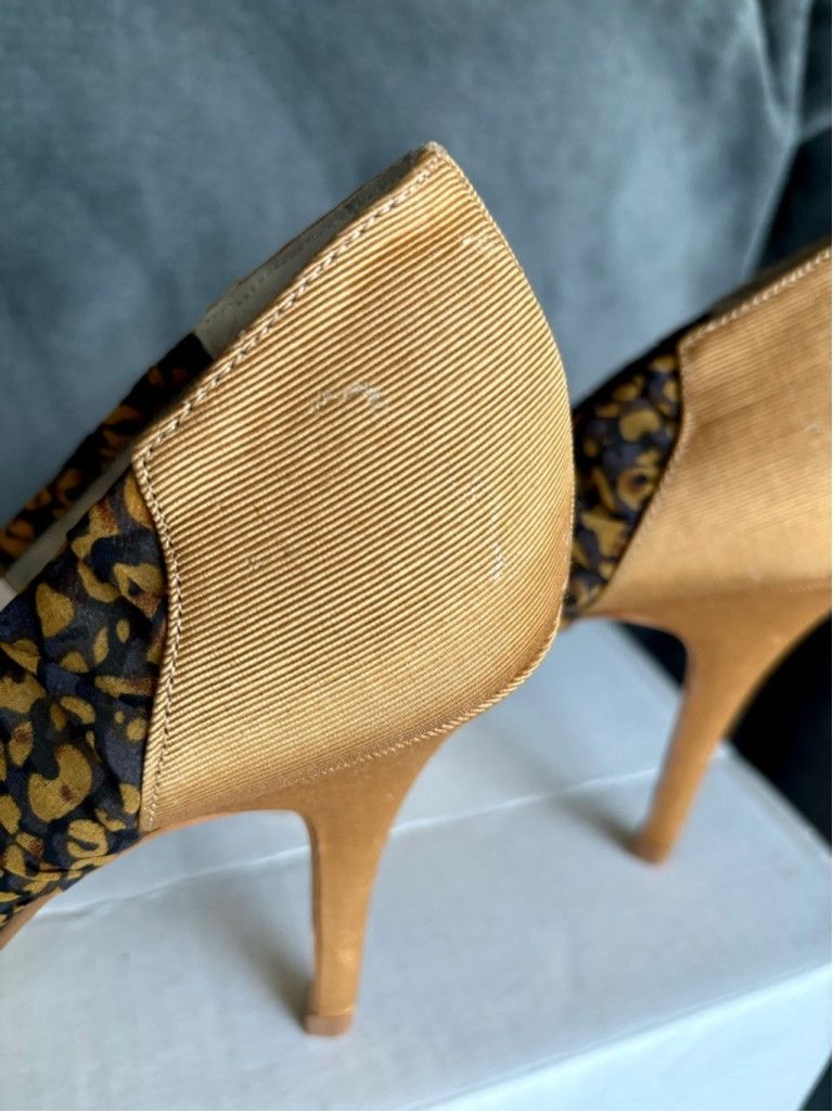 Other Theme Brand Animal Print Heels Size US 7 / IT 37 - 4 Thumbnail