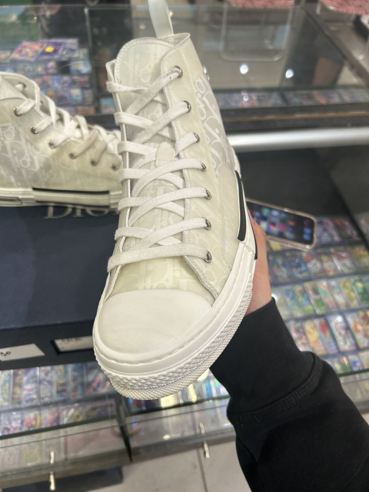 Dior Dior b23 High white oblique Size US 10 / EU 43 - 3 Thumbnail