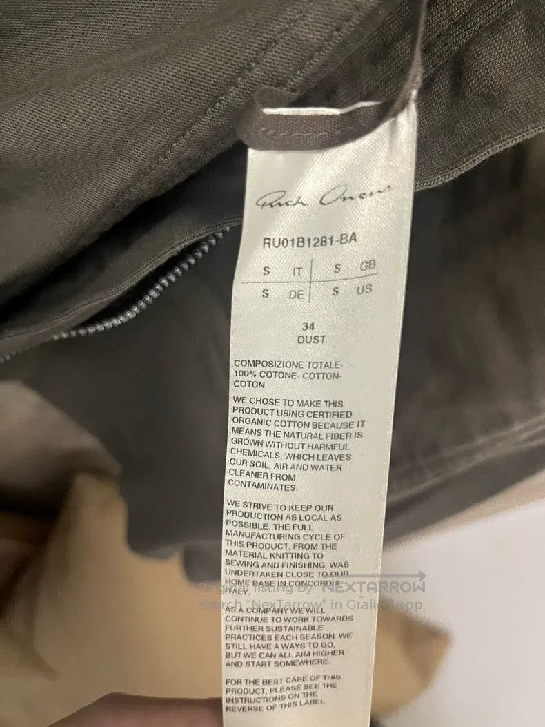 Rick Owens RICK OWENS Zipper Sweatshirt Size US S / EU 44-46 / 1 - 4 Thumbnail