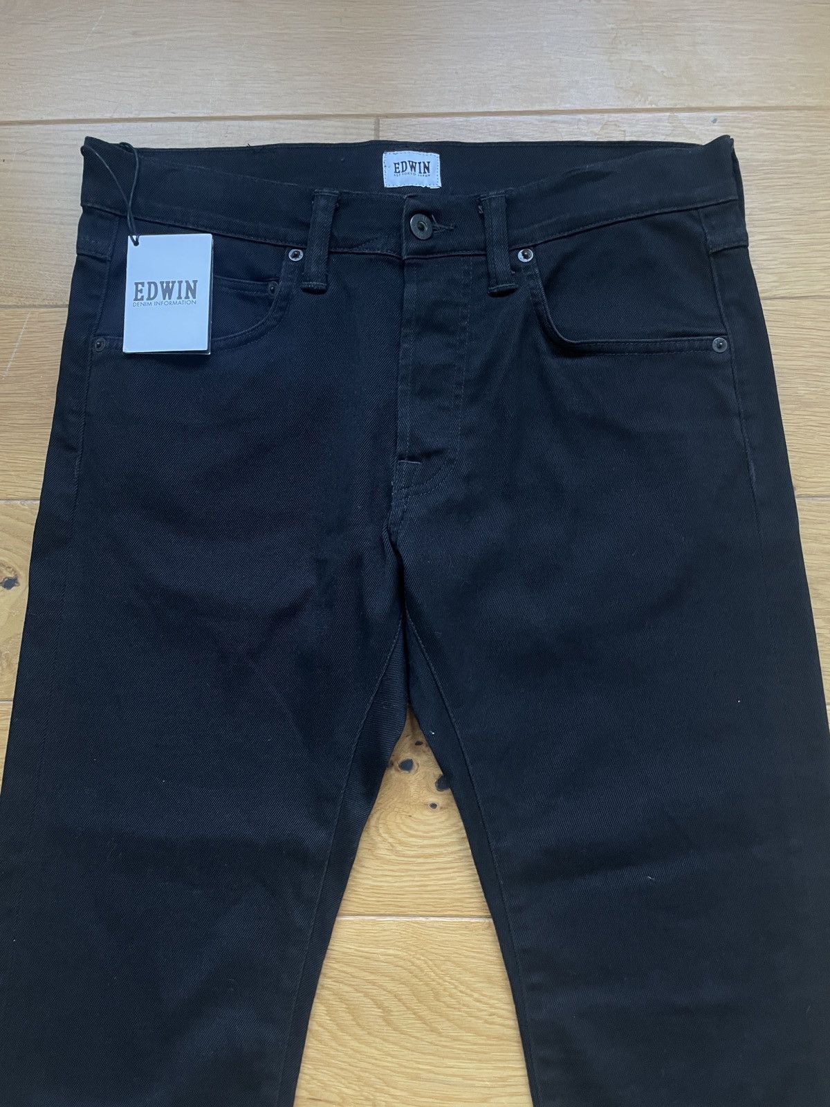Edwin Edwin x Japanese Brand ED55 Black Denim Jeans W30 Tapered Size US 30 / EU 46 - 3 Thumbnail