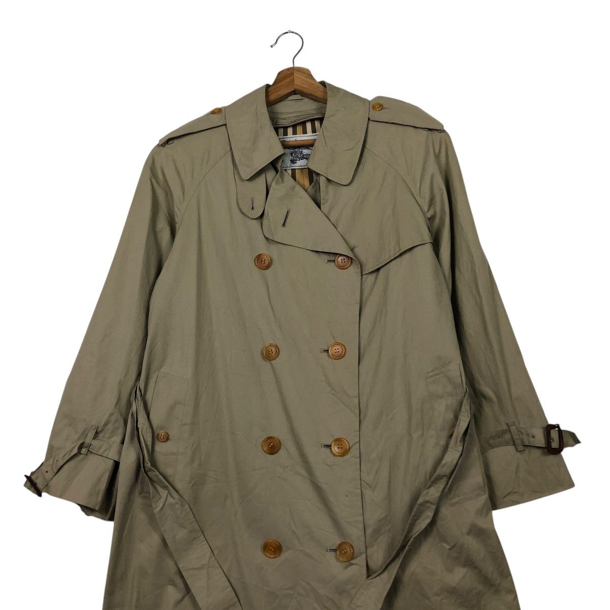 Burberry 🔥VINTAGE LONG JACKET TRENCH COAT BURBERRYS NOVA CHECK Size US M / EU 48-50 / 2 - 3 Thumbnail