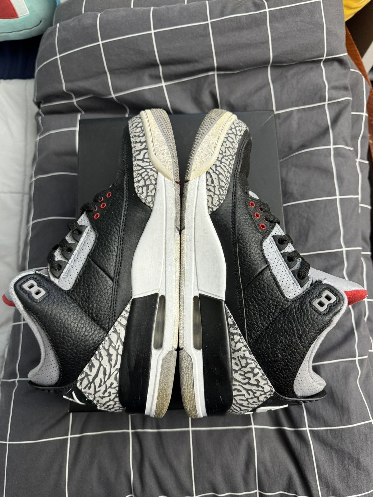 Jordan Brand × Nike Air Jordan 3 - Black Cement Size US 9 / EU 42 - 10 Thumbnail