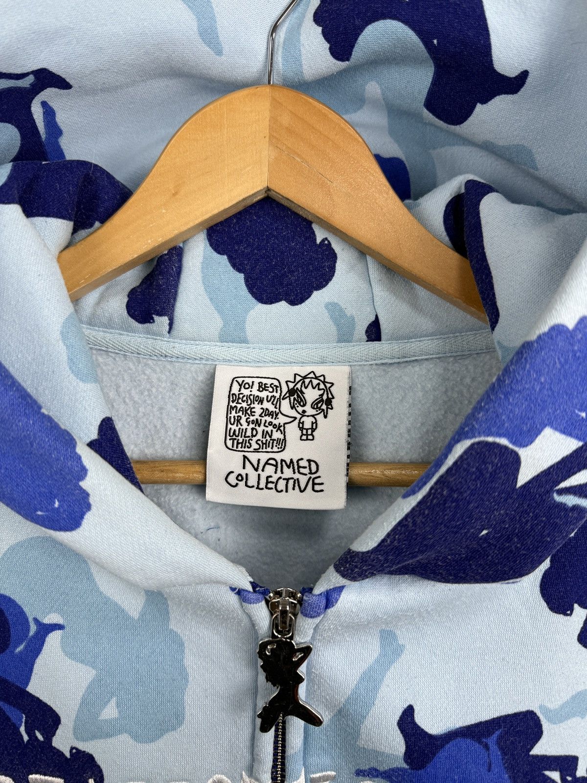 Named Collective 🇺🇸 Y2K Named Collective Sexy Girl Camo Baggy Zip Up Hoodie Size US L / EU 52-54 / 3 - 5 Thumbnail