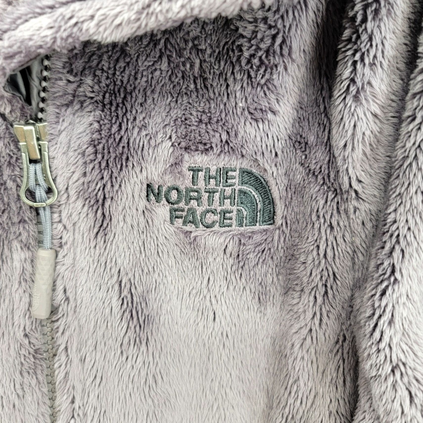 The North Face The North Face Jacket Women Medium Gray Polyester Fleece Soft Full Zip Regular Size M / US 6-8 / IT 42-44 - 2 Thumbnail