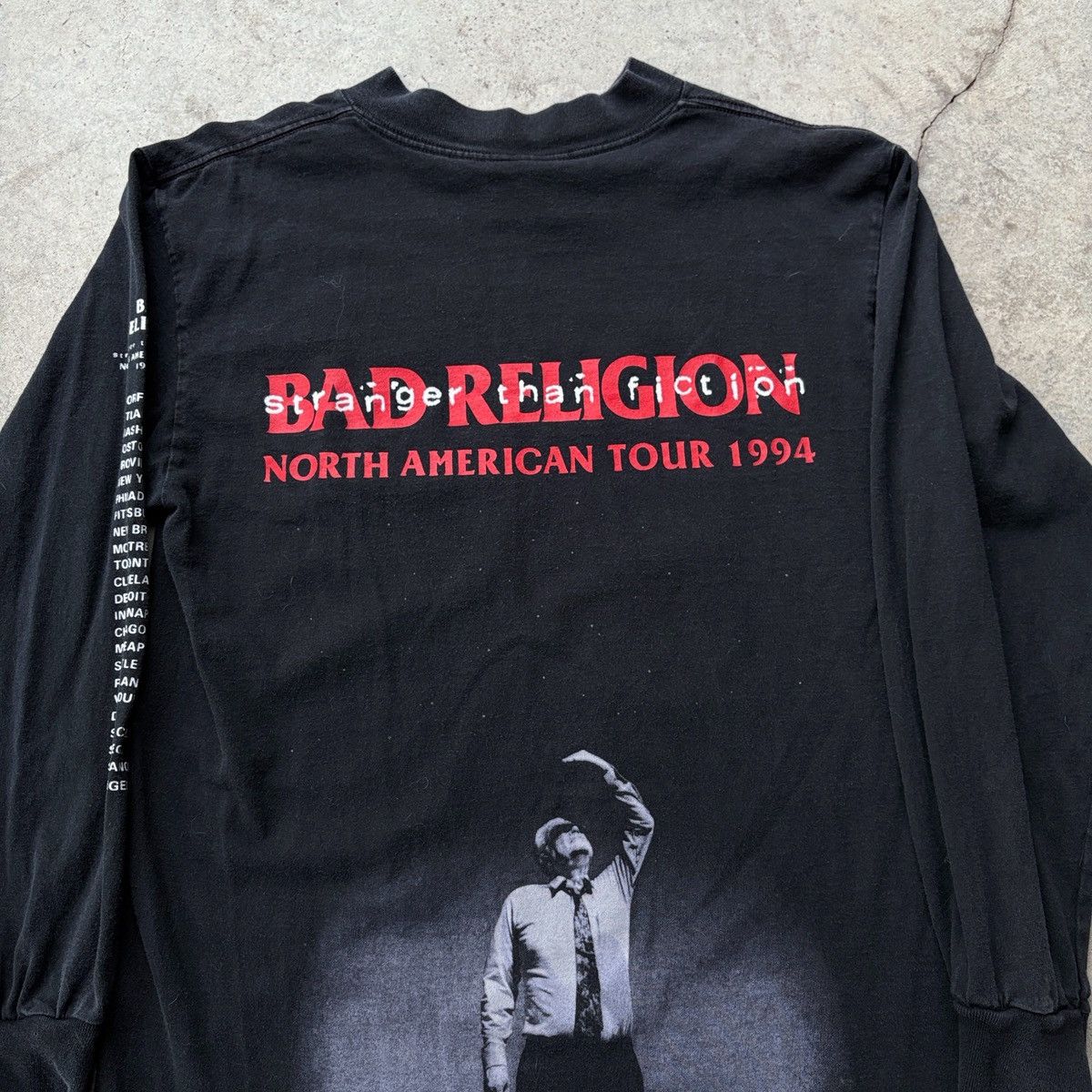Vintage Vintage Bad Religion Stranger than fiction long sleeve Size US L / EU 52-54 / 3 - 4 Thumbnail