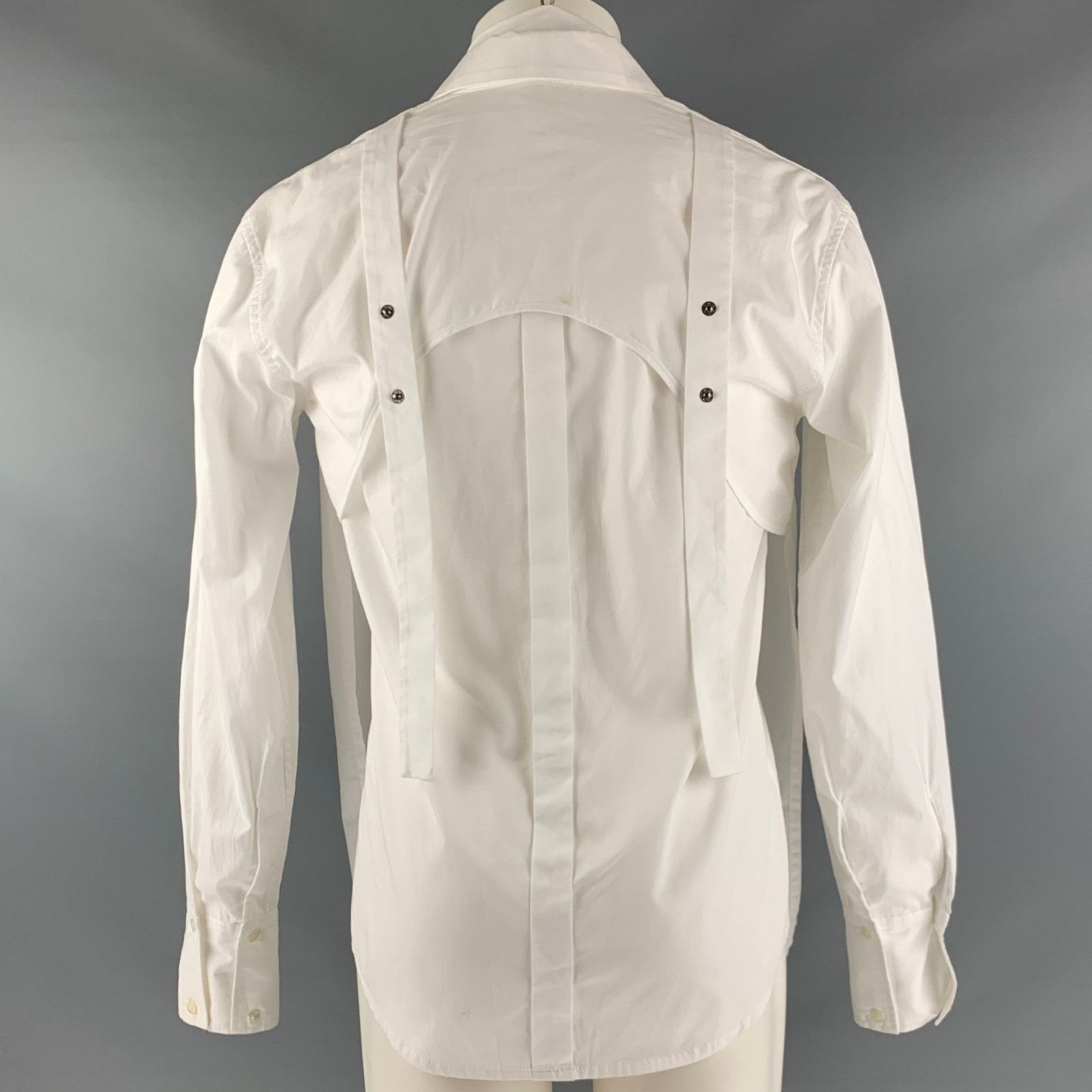 DELADA DELADA Size S White Cotton Long Sleeve Shirt Size US S / EU 44-46 / 1 - 3 Thumbnail