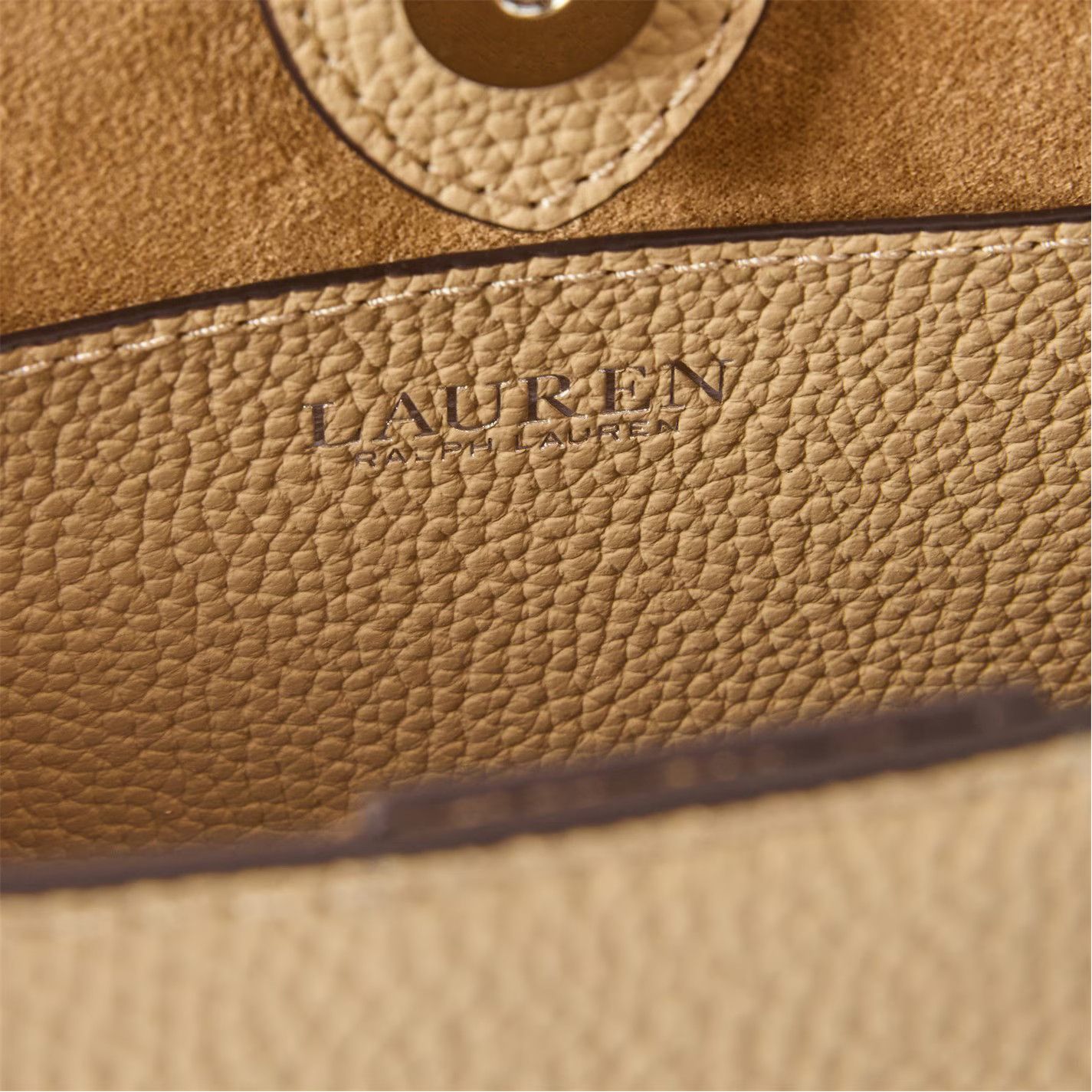 Lauren Ralph Lauren o1g2r1mq0825 Size: OS / Cameryn Tote Bag in Sand Size ONE SIZE - 6 Thumbnail