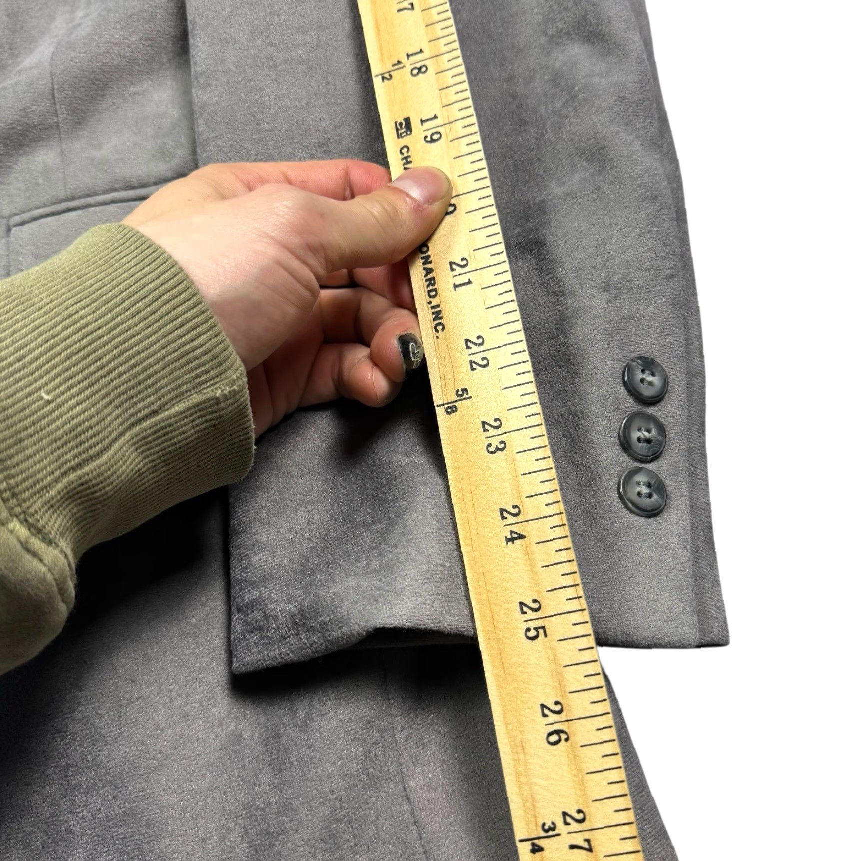 Vintage Pagano West Sport Coat Mens 42L Vintage USA Made Suede Blazer Western Cowboy Jacket Size 42R - 5 Thumbnail