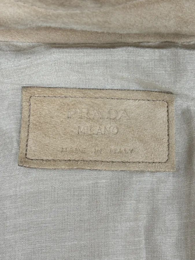 Prada AW2009 Prada Beige Suede Bomber Jacket Size US M / EU 48-50 / 2 - 9 Thumbnail