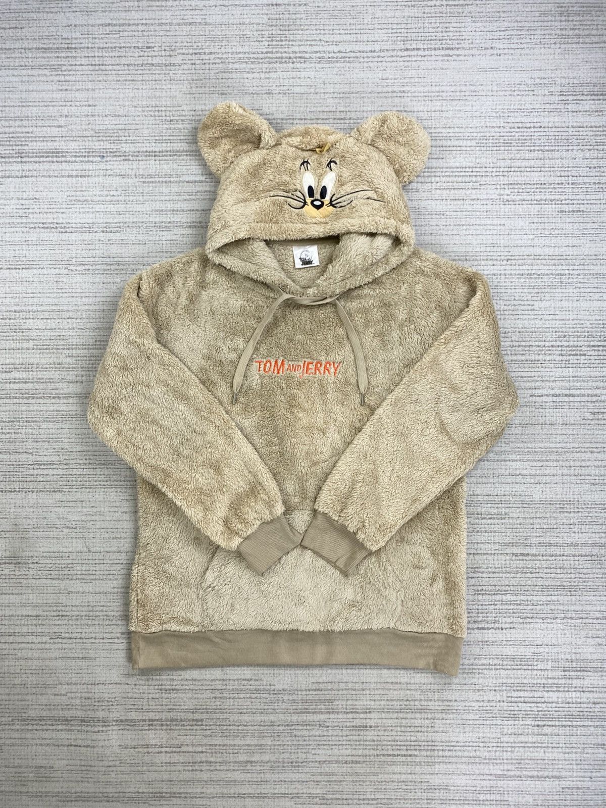 Cartoon Network × Vintage 🔥Vintage Tom And Jerry Fleece Hoodie With Ear Size US M / EU 48-50 / 2 - 5 Thumbnail