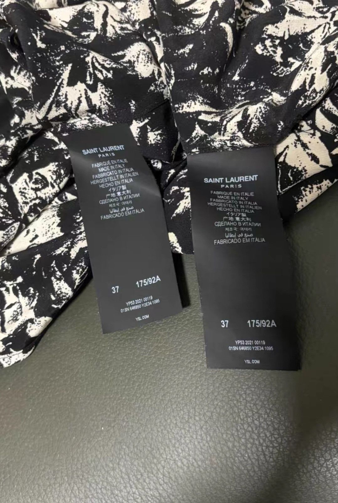 Saint Laurent Paris Saint Laurent SLP 2022SS French Rose Shirt Sz.37/38/40 Size US L / EU 52-54 / 3 - 4 Thumbnail