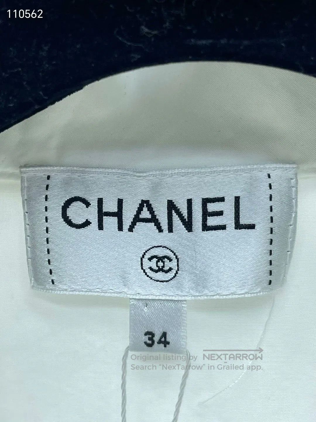 Chanel Chanel Diamond Button White Shirt. Size XXS / US 00 / IT 34 - 6 Thumbnail