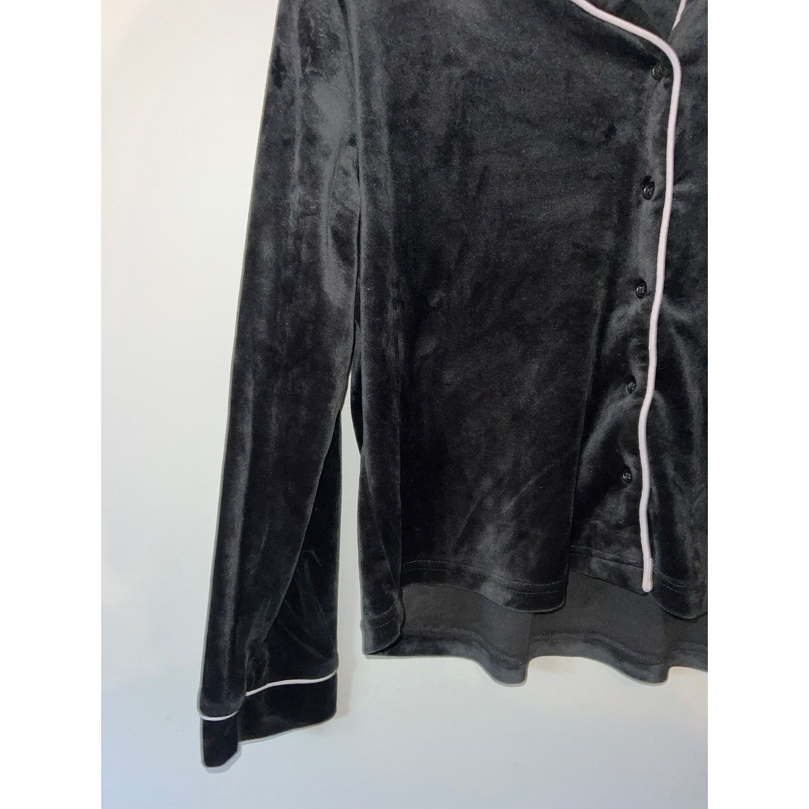 Juicy Couture Juicy Couture Sleep Top Black Silver By Juicy Women Y2K L Size L / US 10 / IT 46 - 4 Thumbnail