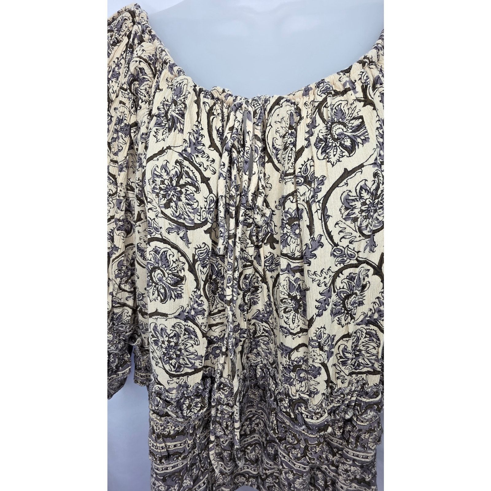 Denim & Supply Ralph Lauren Vintage Denim & Supply Ralph Lauren Boho Peasant Blouse Size S / US 4 / IT 40 - 4 Thumbnail