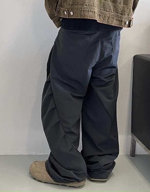 Japanese Brand × Vintage Outdoor retro cleanfit side ruched pleated baggy pants Size US 30 / EU 46 - 5 Thumbnail