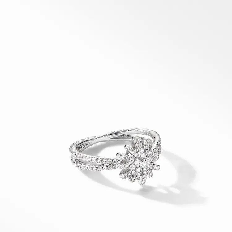 David Yurman o1s1wg111025 R14839D /Size 9 / Starburst Ring in Silver Size ONE SIZE - 1 Thumbnail
