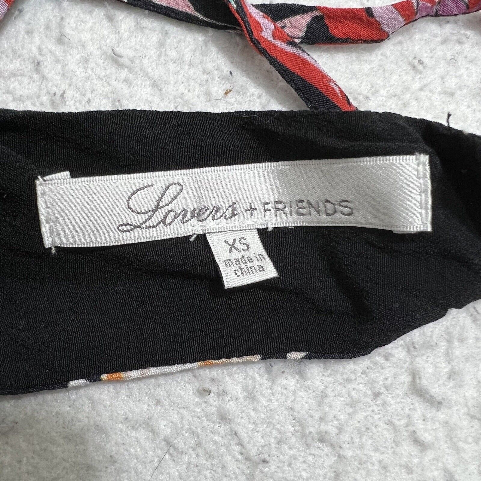 Nordstrom Lovers + Friends Women's XS Sleeveless Floral Wrap Top Size XS / US 0-2 / IT 36-38 - 3 Thumbnail