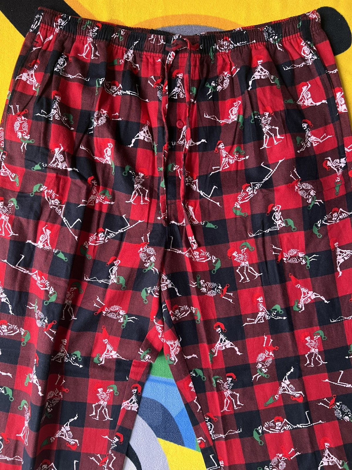Supreme M - Supreme Holiday Pajama Set Red FW25 flannel shirt pant Size ONE SIZE - 16 Thumbnail