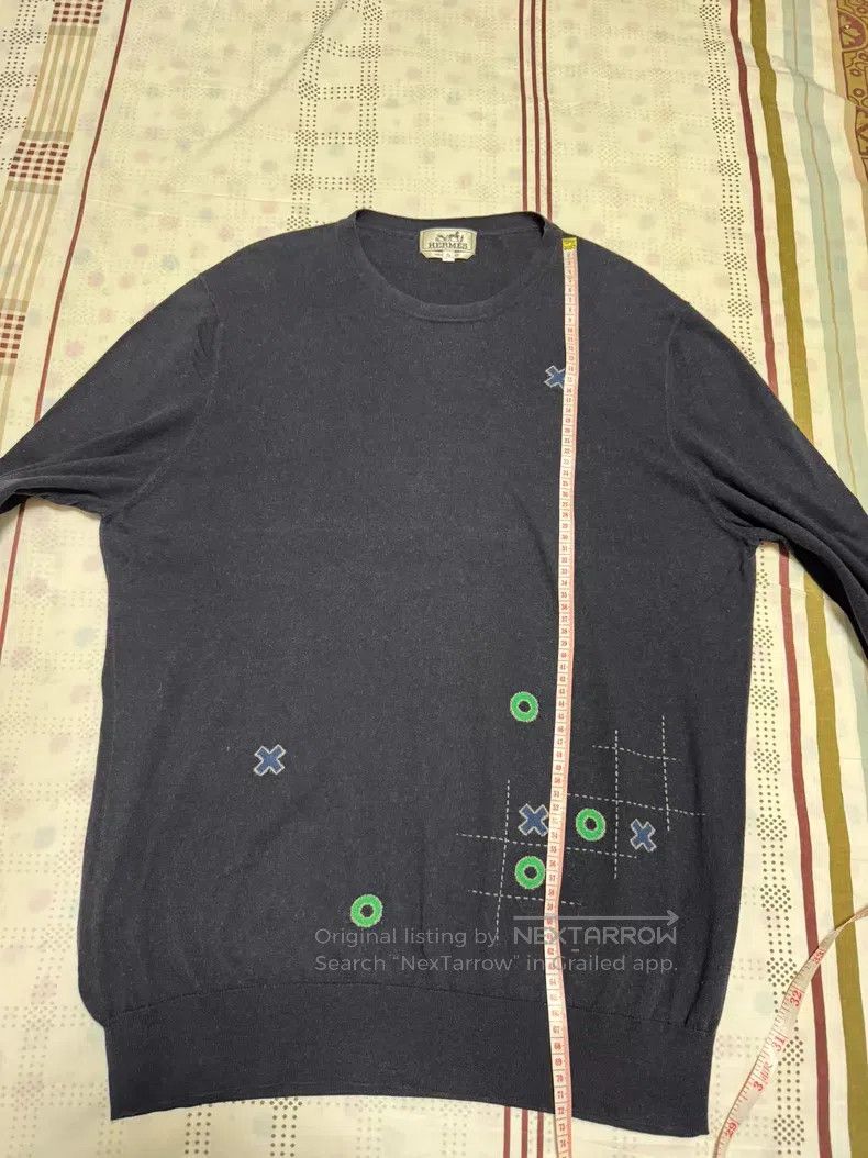 Hermes Hermes Cashmere Sweater, Embroidered Pattern Size US XL / EU 56 / 4 - 5 Thumbnail