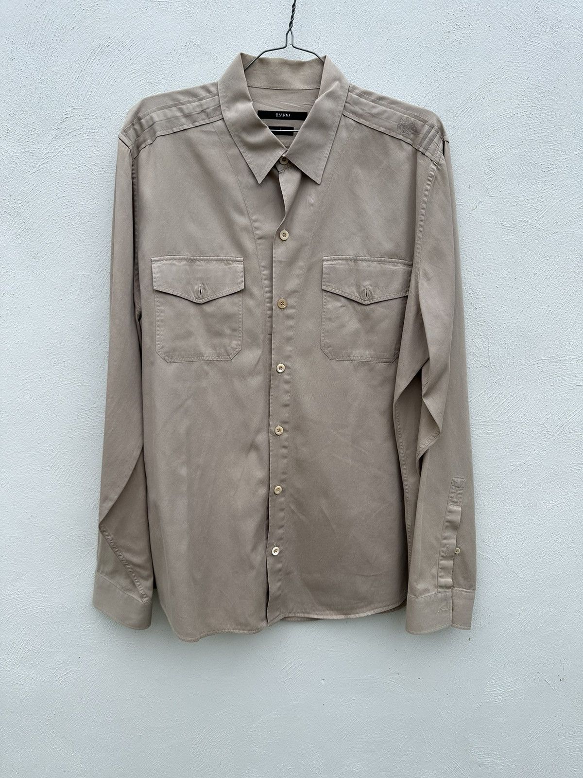GUCCI Long Sleeve Shirt Slim Fit