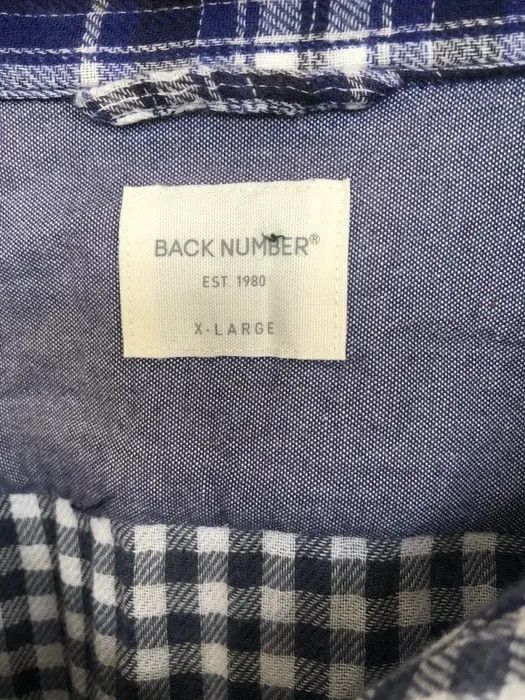 Japanese Brand Japanese Brand Back Number Plaid Tartan Button Down Shirt Size US S / EU 44-46 / 1 - 3 Thumbnail