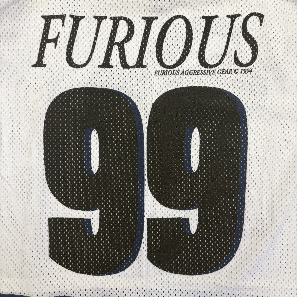 Vintage Y2K Furious Aggressive Hip Hop Hockey Jersey Size US XL / EU 56 / 4 - 5 Thumbnail