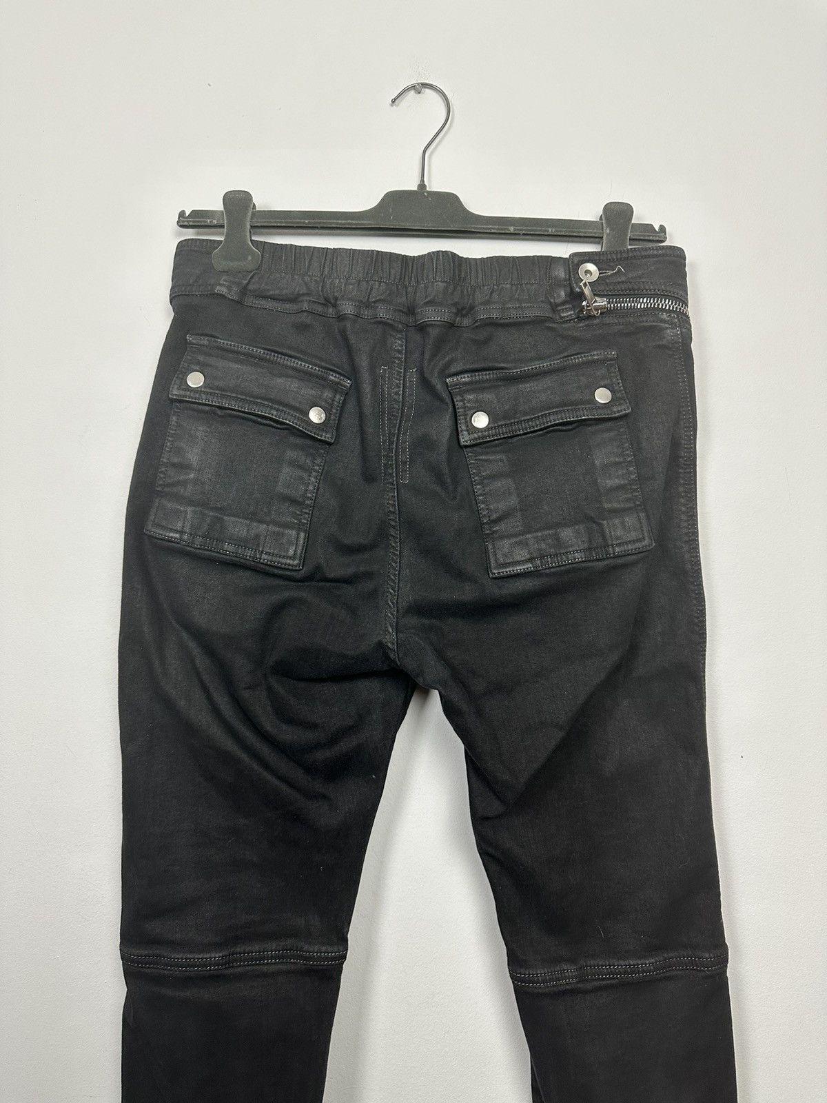 Rick Owens DRKSHDW Waxed Aircut Denim Size US 34 / EU 50 - 6 Thumbnail