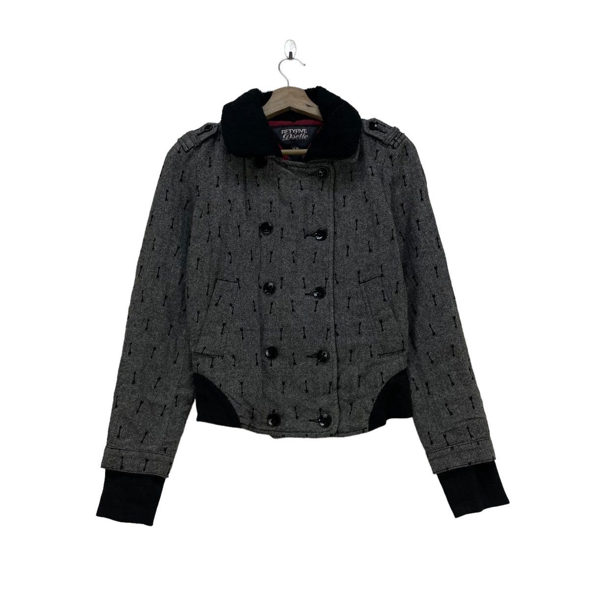 Angel Blue × Japanese Brand × X-Girl Japanese Brand Fiftyfive Monogram Arrow Jacket Size XS / US 0-2 / IT 36-38 - 1 Thumbnail