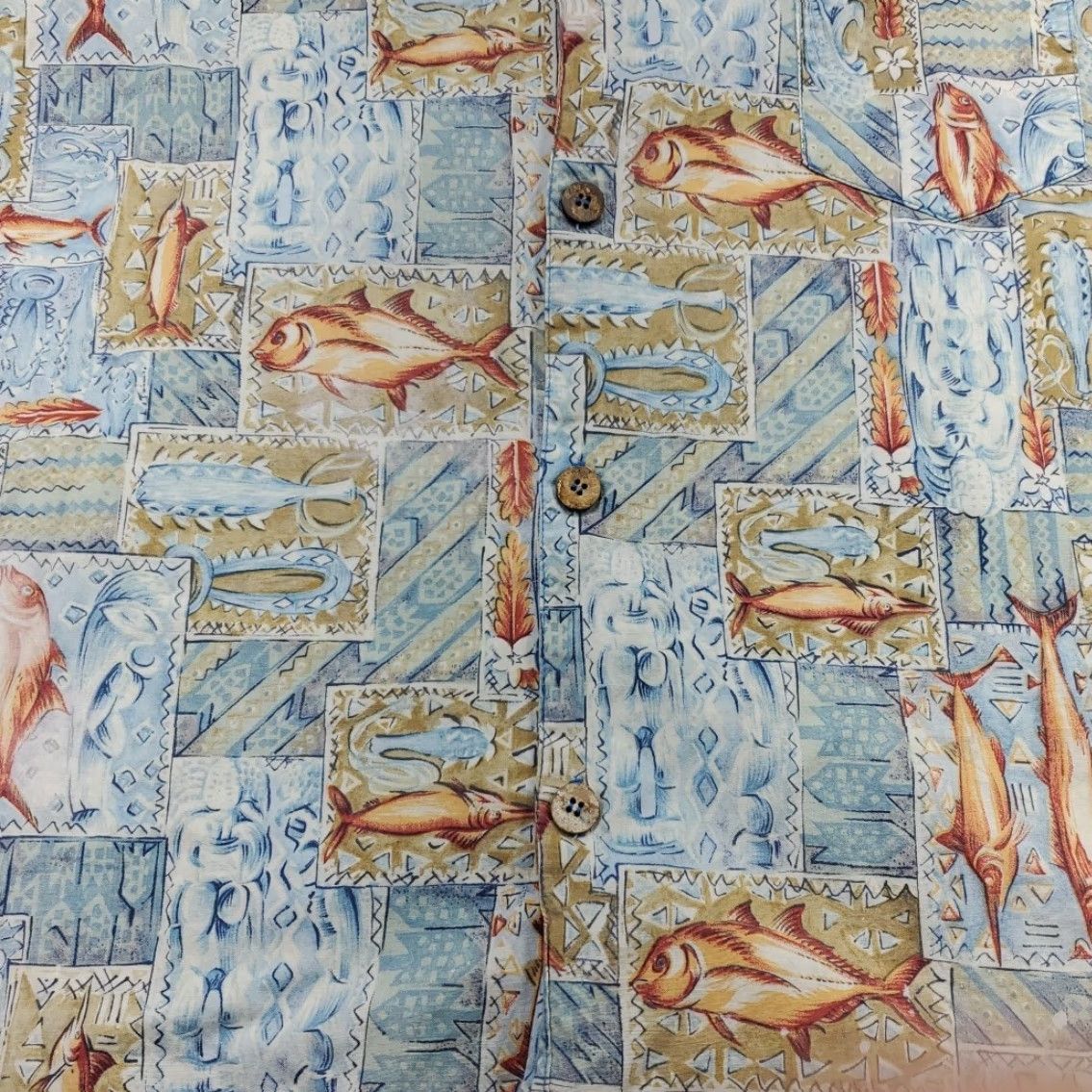 Vintage VINTAGE Duke Kahanamoku Hawaiian Shirt Mens XL Swordfish Surf USA Kahala Size US XL / EU 56 / 4 - 4 Thumbnail