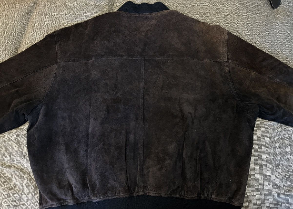 Gap × Vintage GAP Men’s Suede Bomber Jacket Size US XL / EU 56 / 4 - 2 Thumbnail