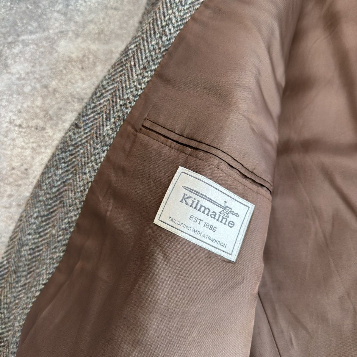Harris Tweed × Vintage Harris Tweed Vintage Retro Wool Coat Size US L / EU 52-54 / 3 - 16 Thumbnail