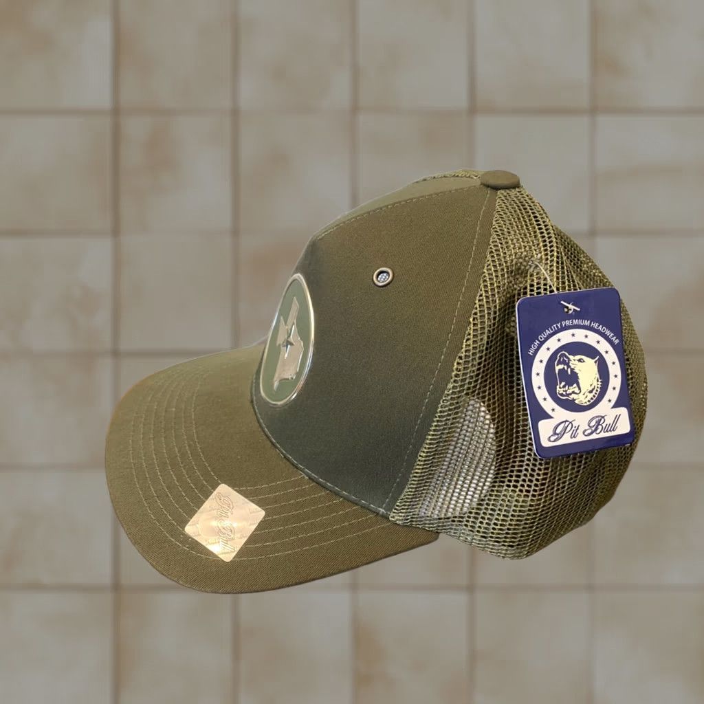 Imperial Pitbull Trucker Hat green NWT Texas patch Rare Imperial Leather patch Mens One Size Fits Most Adjustable Size ONE SIZE - 1 Thumbnail