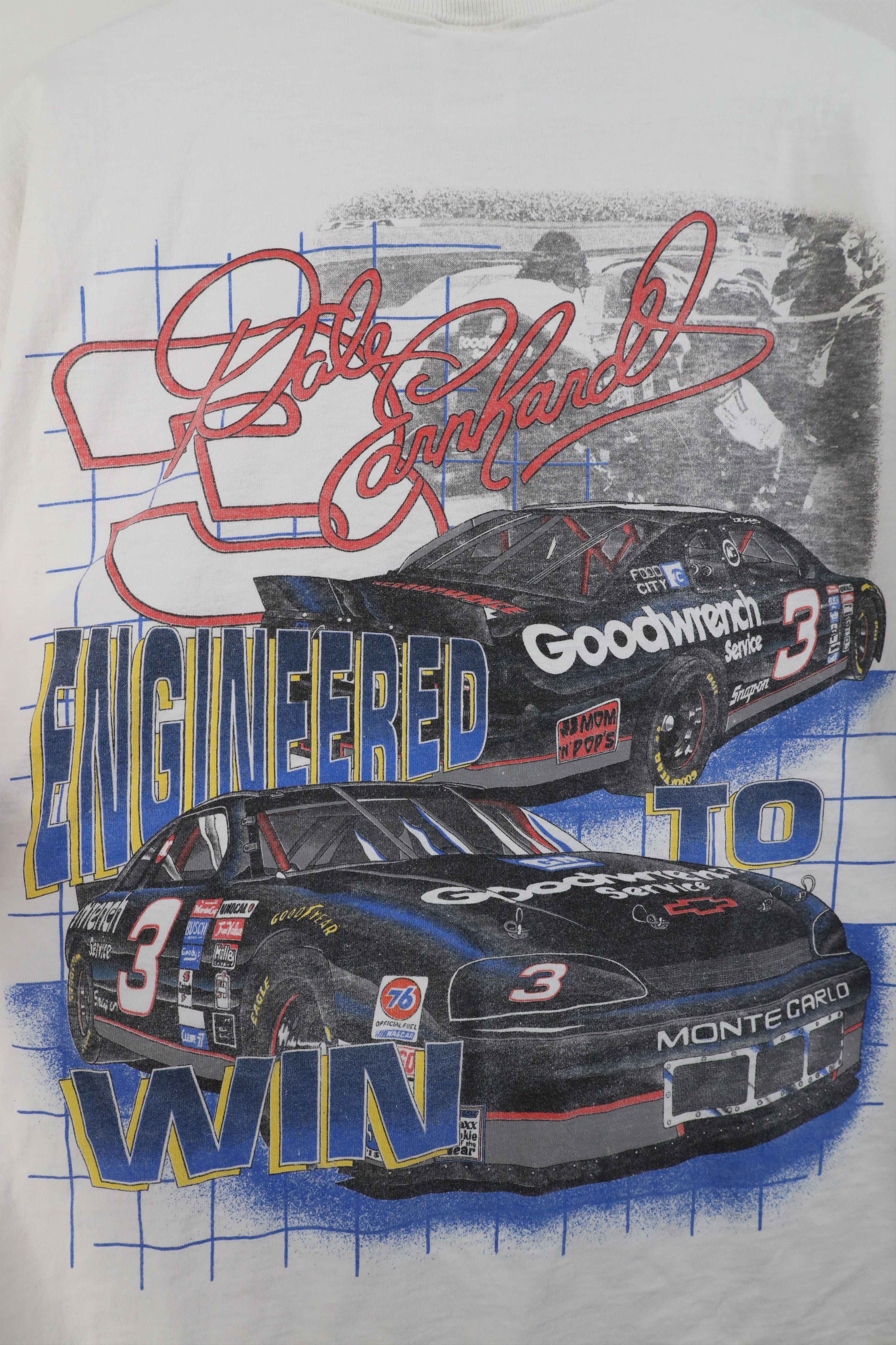 Vintage Vintage 90s NASCAR Earnhardt Racing All Over Print T-Shirt Size US XL / EU 56 / 4 - 12 Thumbnail