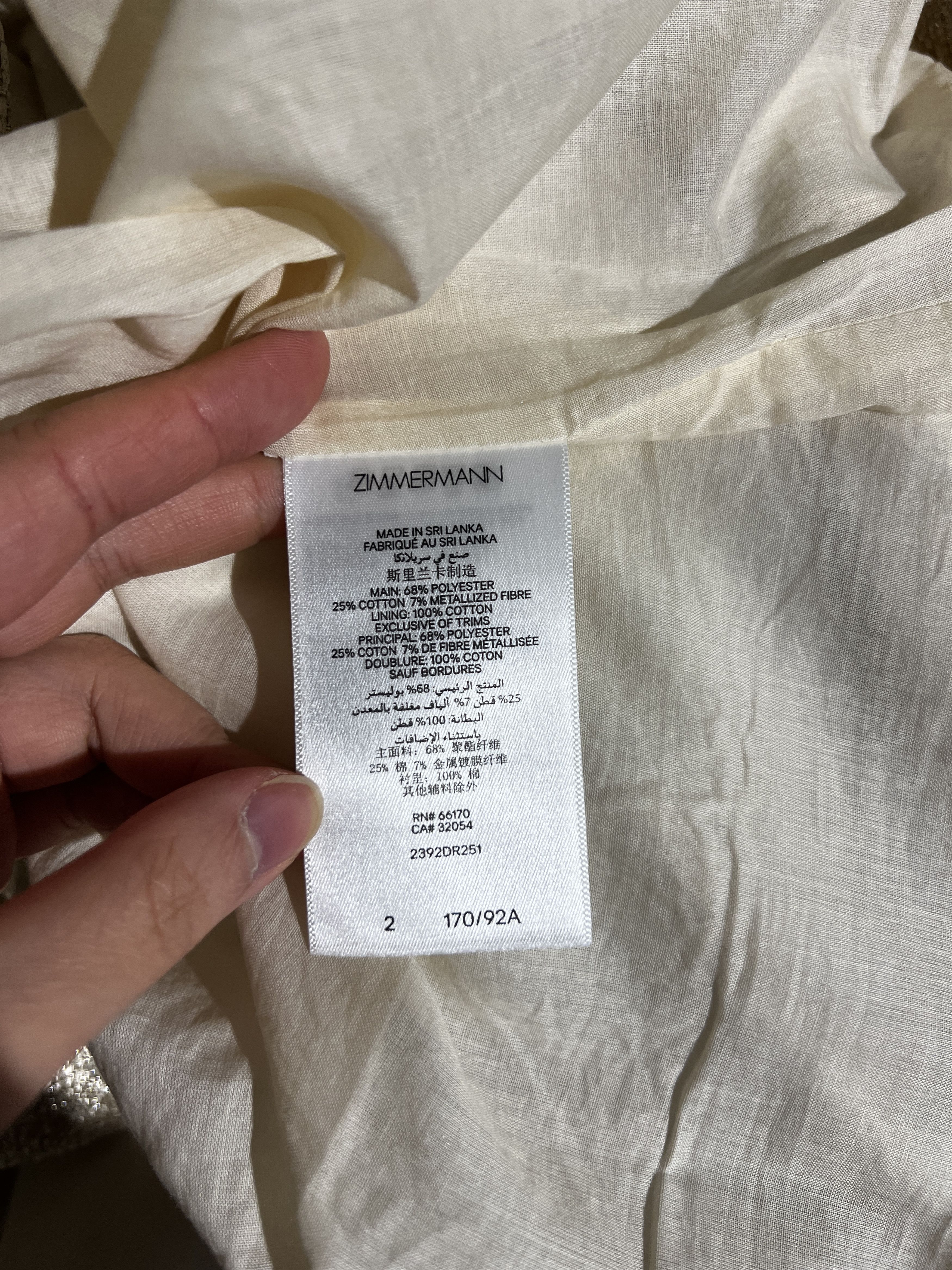 Zimmermann CRUSH SHIFT DRESS Size M / US 6-8 / IT 42-44 - 8 Thumbnail