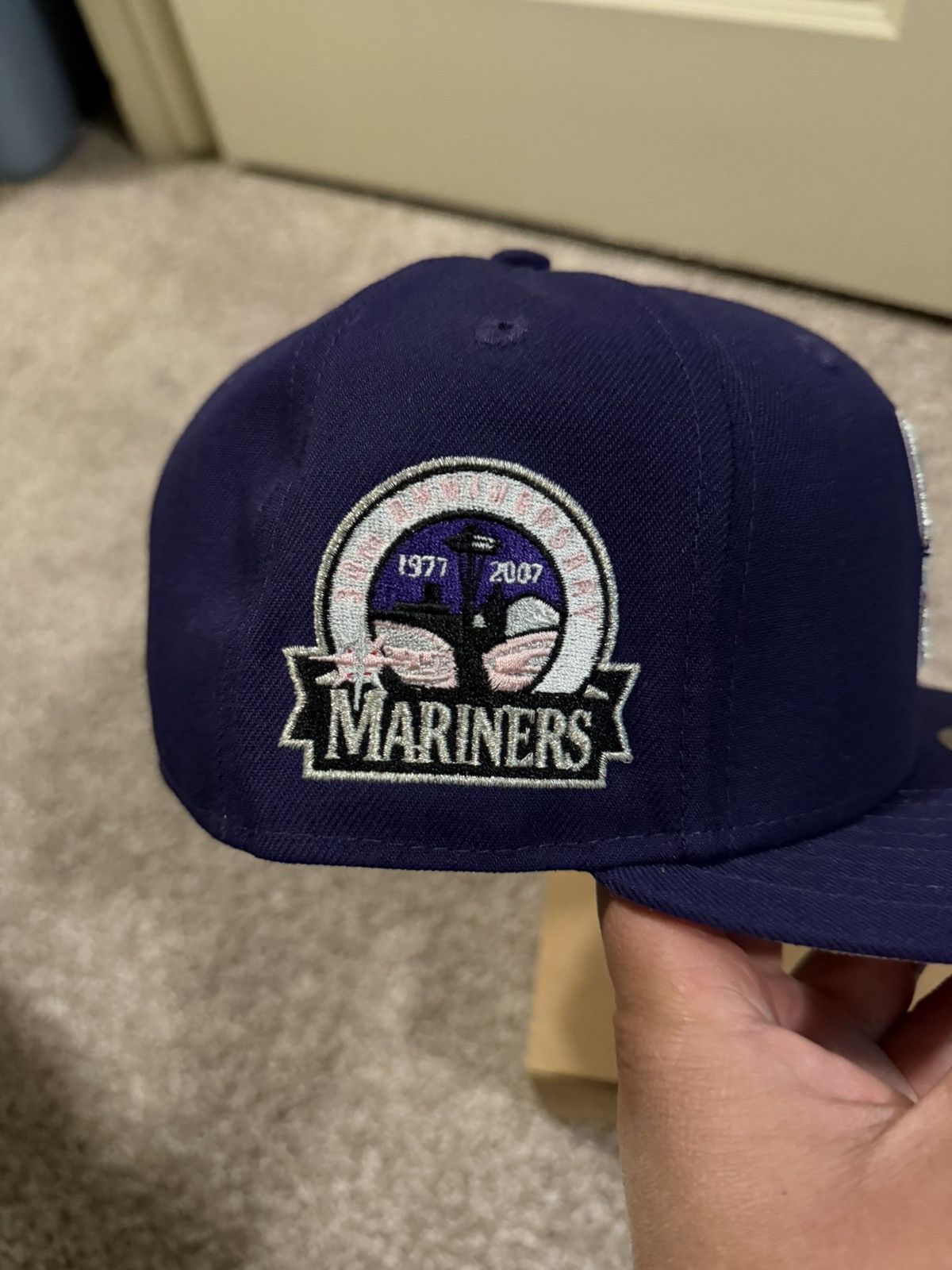 Hat Club 7 1/4 Hat Club Seattle Mariners 30th Anniversary Fitted Size ONE SIZE - 3 Thumbnail
