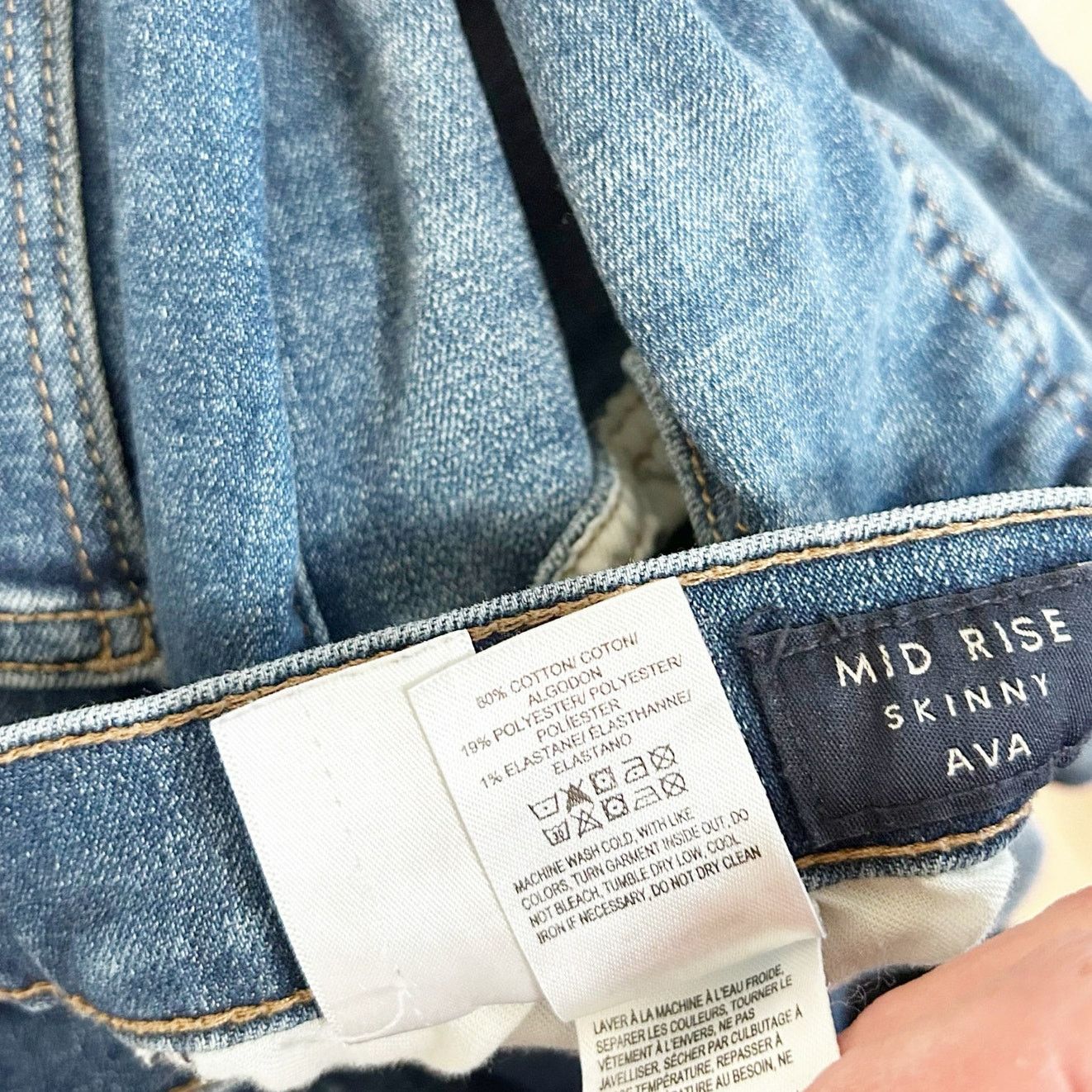 Lucky Brand Lucky Brand Mid Rise Skinny Ava Jeans Sz 8 Size 30" / US 8 / IT 44 - 4 Thumbnail