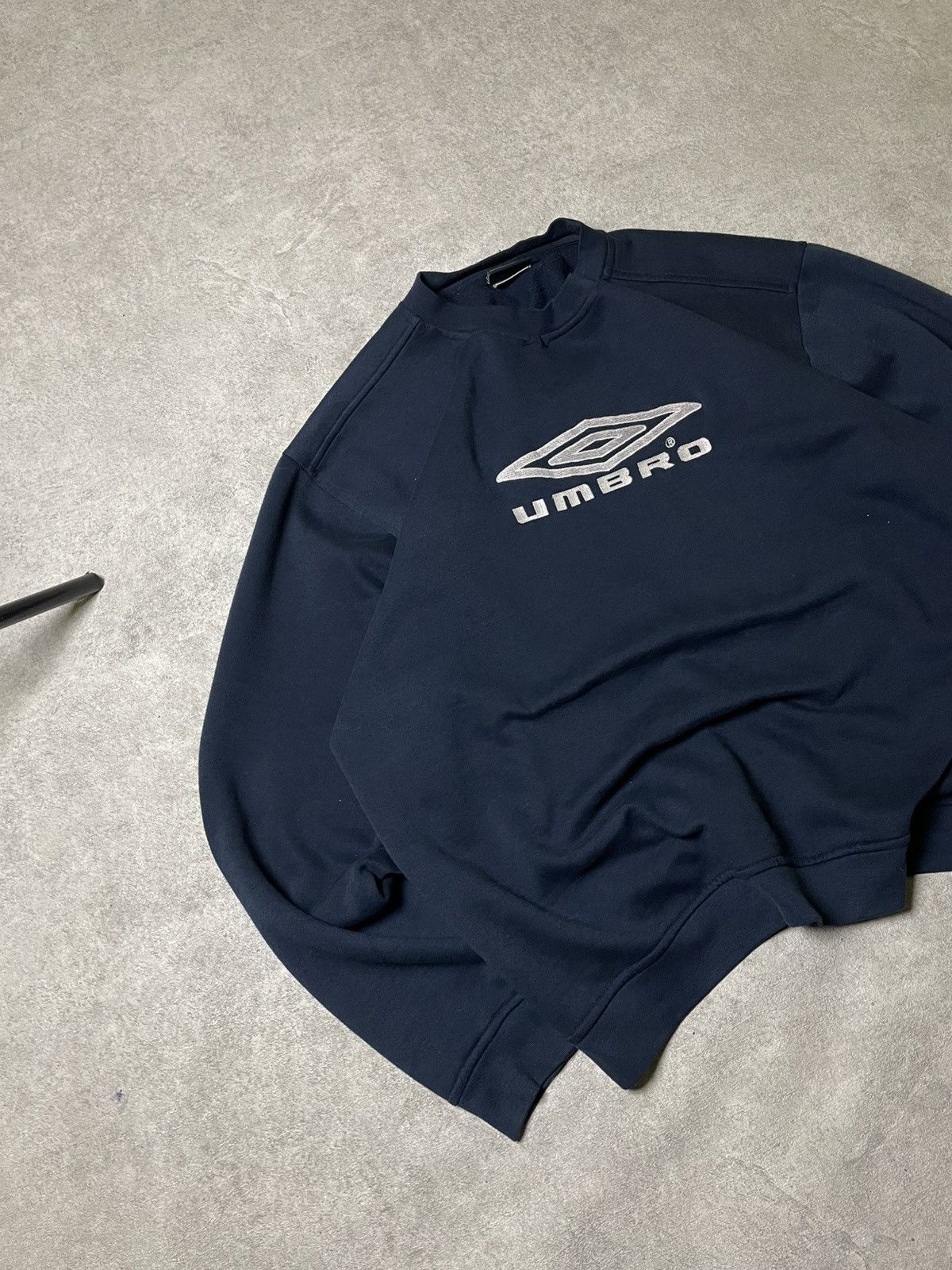 Umbro Vintage 90’s Umbro Soccer Blue Baggy Boxy Sweatshirt Size US M / EU 48-50 / 2 - 2 Thumbnail